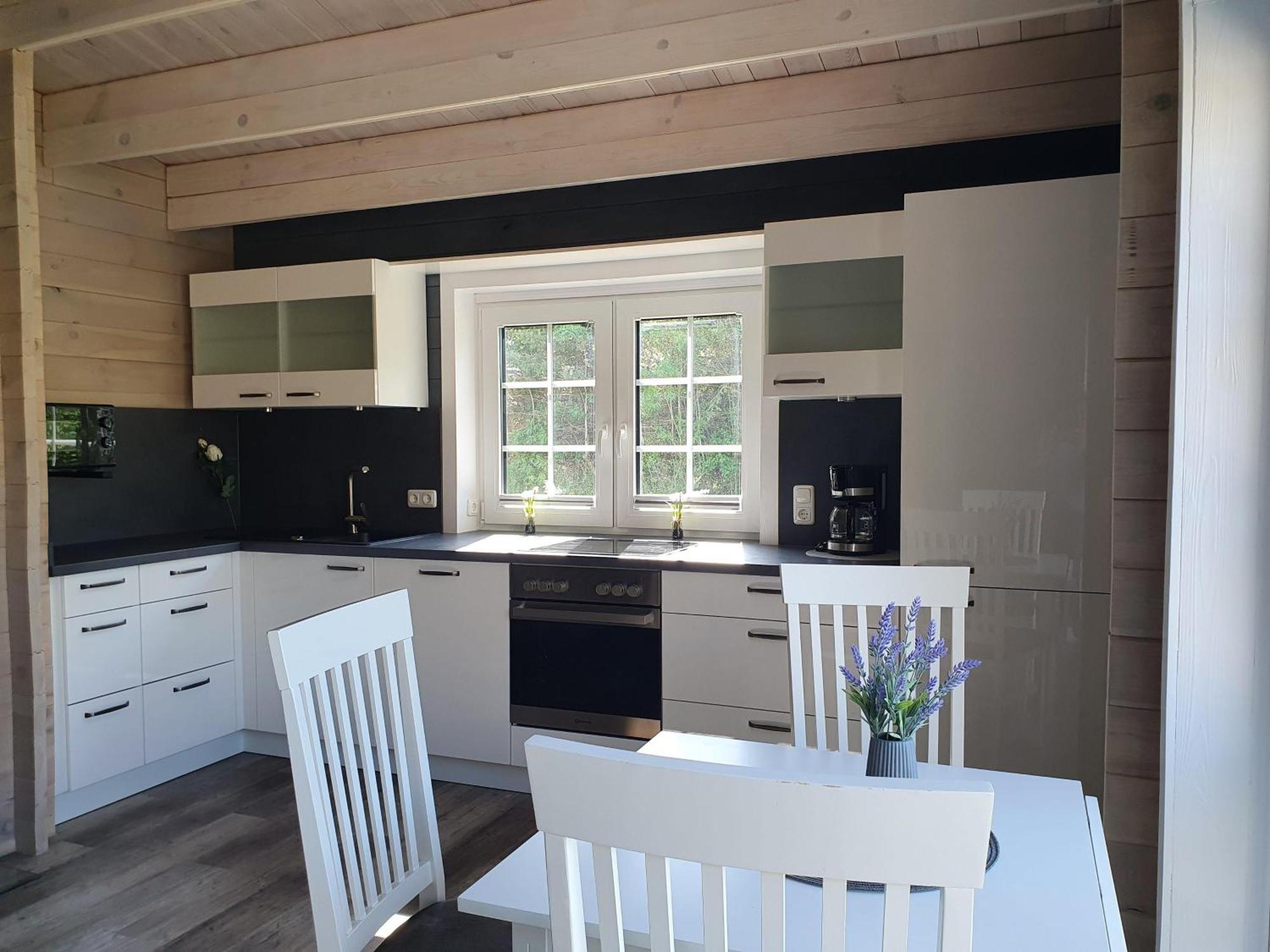 Idyllisches-Blockbohlenhaus-Mit-Eigenem-Garten-Und-Sauna-Zum-Wohlfuehlen Martensrade Kültér fotó